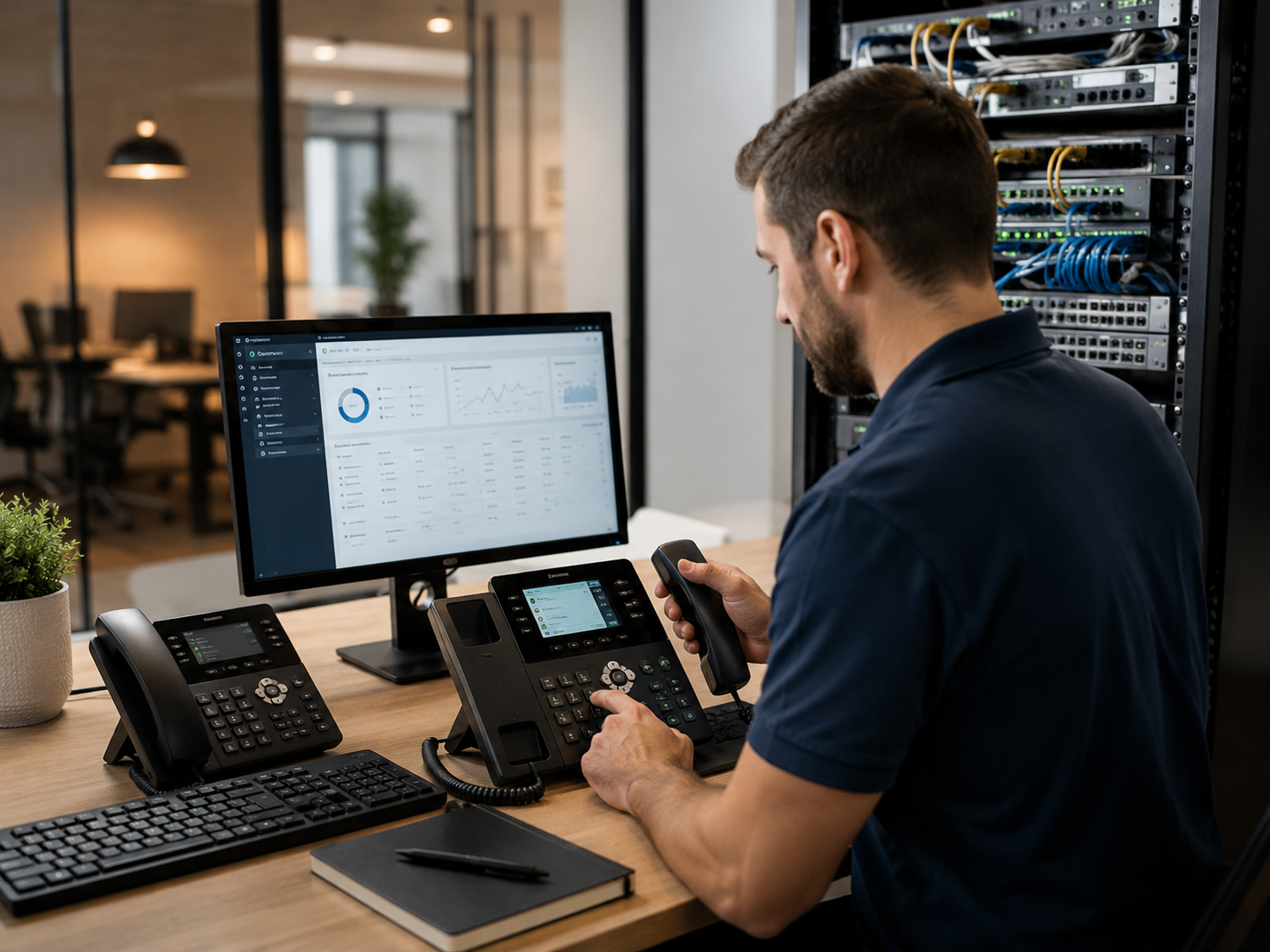 Τηλεφωνικά Κέντρα IP VoIP Τρίκαλα